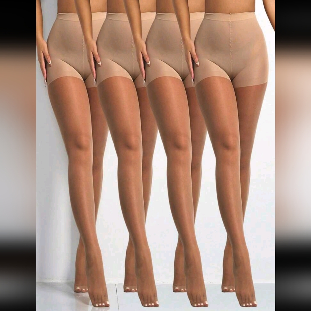 4pc Sheer Nude Tights